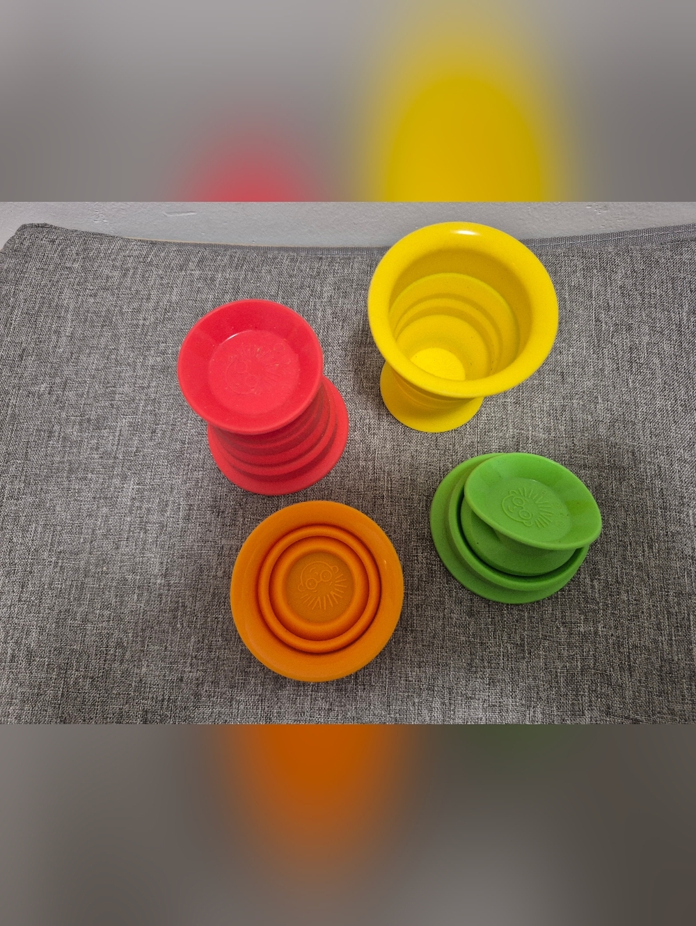 *5 Items for $25 Baby Items* 4 X Fat Brain Folding Cups